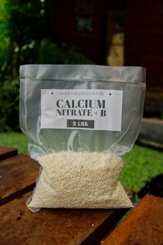 Bolsa de 2 libras de nitrato de calcio y boro
